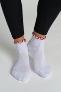 Quarter Cut Ruffle Sock