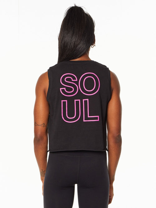 Black Call Letter Renee Tank